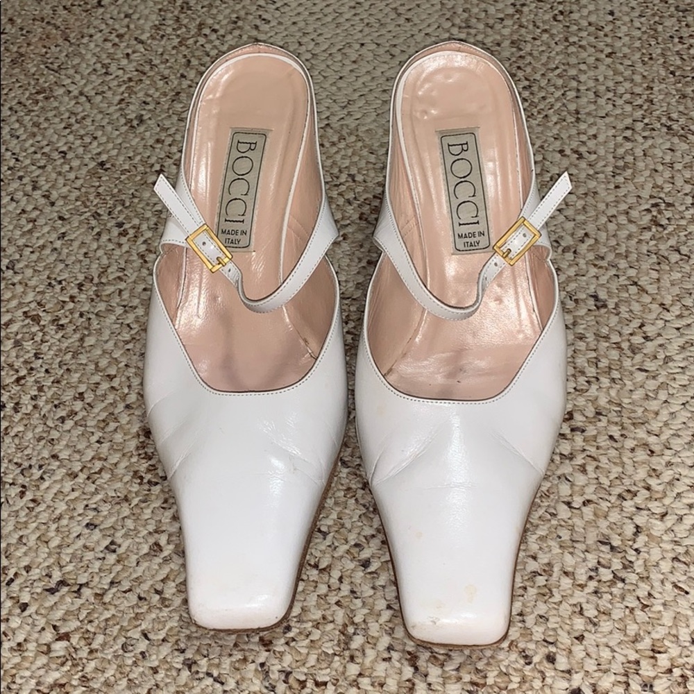 White heels size 10